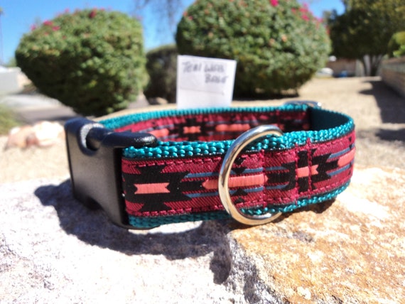 Dog Collar Tribal; Quick Release collar, 1” width sizes S - L
