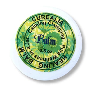 Calming Clarifying Balm - Pure Natural Muscle & Joints Rub - 0.5 oz Curealia