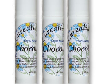 Chocolate Lips - 3 x All Natural Lip Balms
