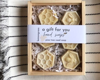 A Gift For You Soap Set | Hand Soap Gift Box for Friend | Thank You Gift Soap | Teacher Gift | Gift for Teacher Soap | Birthday Gift Box