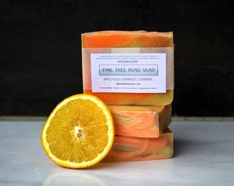 Patchouli Orange Currant Bar Soap | Soap Bar | Cold Process Soap | Hippie Soap | Patchouli Soap | Tie Dye | Fruity | Handmade  Soap