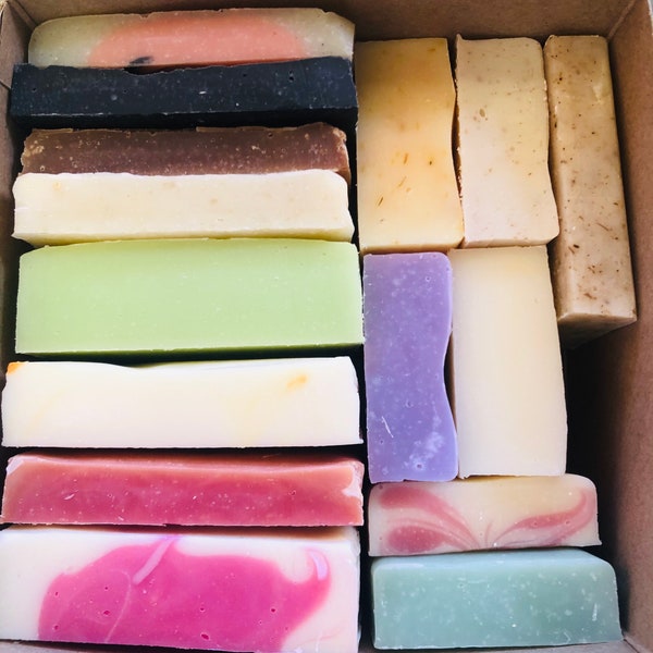 Soap Sampler Mystery Box | Soap Ends and Extras Box | Soap Odds and Ends | Soap Samples | Zero Waste | Soap Grab Bag | Mystery Grab Bag