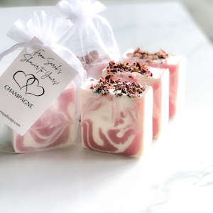 Champagne Wedding & Bridal Shower Favors | Champagne Bridal Shower Favors | Wedding Favors | Bridal Shower Soap Favors | Soap Favors Shower
