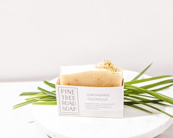 Lemongrass Calendula Bar Soap: Handmade Natural Skincare