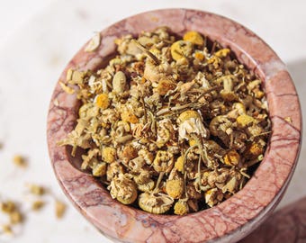 Organic Chamomile Flowers: Dried Herb for Soap, Skincare & Bath Tea
