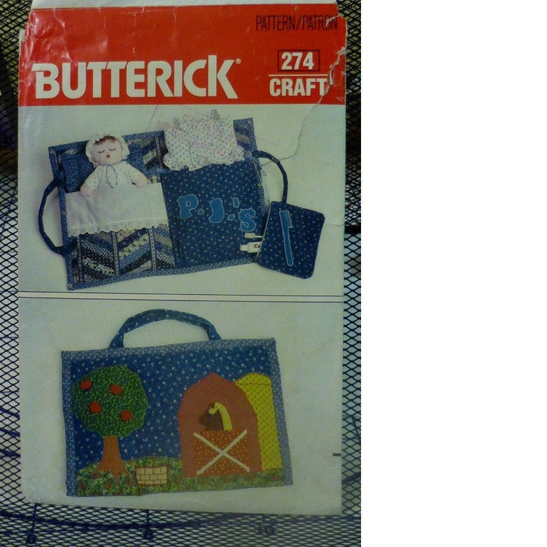 Doll Carrier Bag Pattern Applique Farm Scene Horse Puppet Etsy