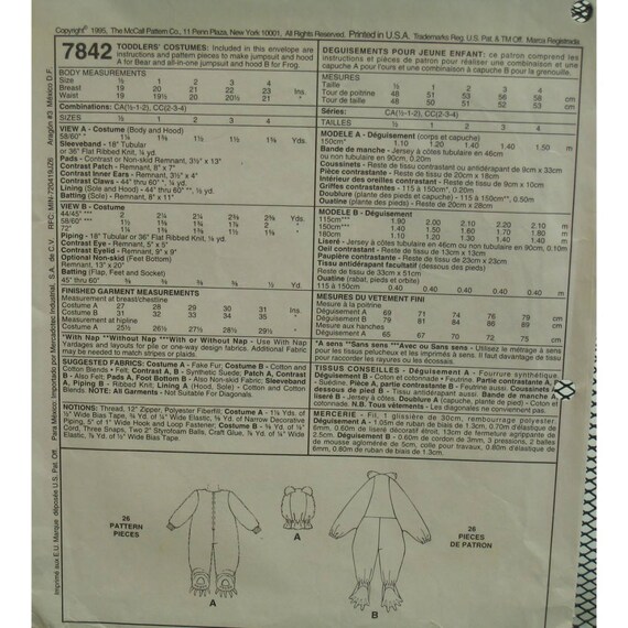 Tom Arma Size Chart