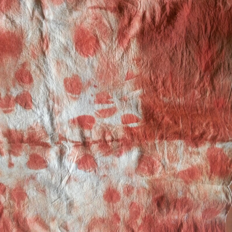 Plant dyed eco baby silk wool nuno felt blanket