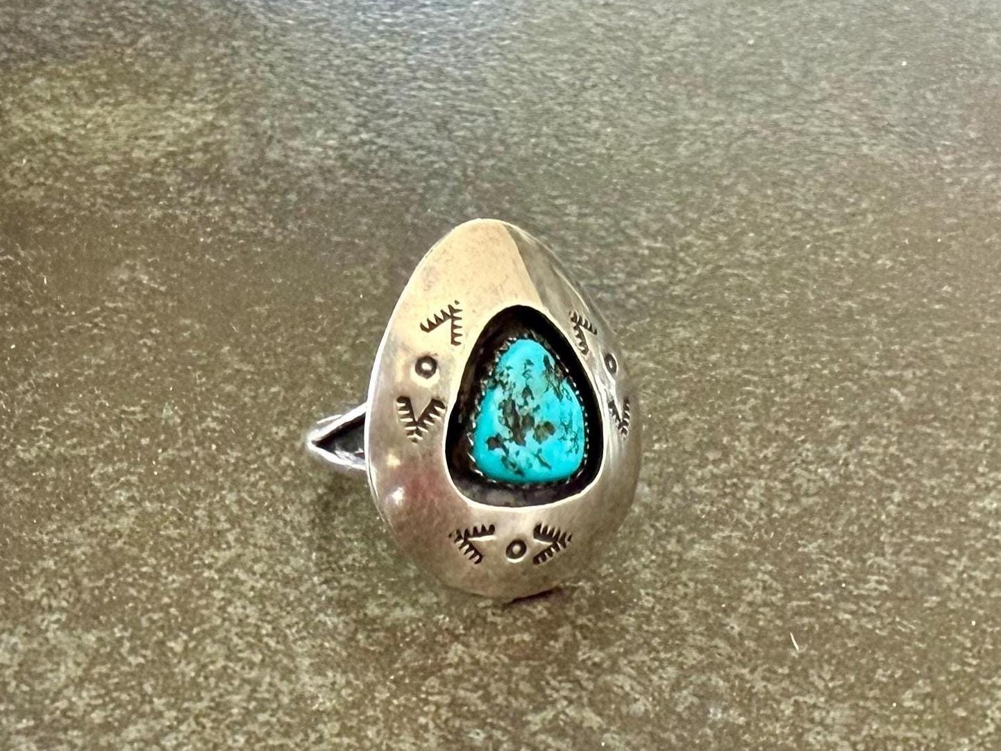 Anello Etnico Uomo Taglie Grandi Anello Da Uomo In Acciaio Inox Con Pietra Turchese Finto Ovale B 399455 - Foto 8