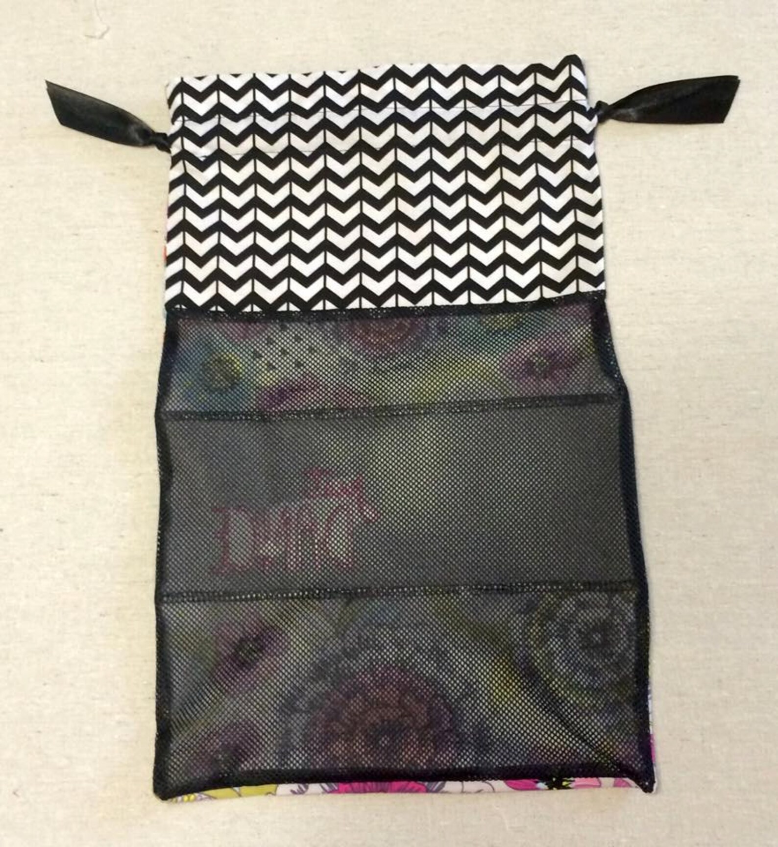 item(j3) personalized dance shoe bag just dance chevron pink floral black mesh ballet pointe jazz tap item(j3) personalized dance shoe bag just dance chevron pink floral black mesh ballet pointe jazz tap