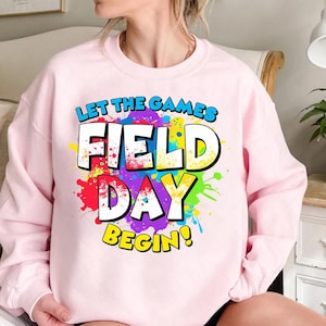 Field Day PNG, Let the Games Begin 2025 PNG, Colorful School Field Day Design, Fun Kids Field Day Png, Teacher Field Day, School Png