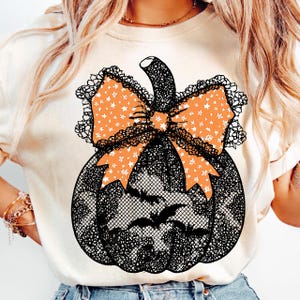 Schwarze Spitze Kürbis PNG, Halloween Kürbis Herbst png, Kürbis Saison png, Halloween png, Spitze Kürbis png, Kürbis png Girly
