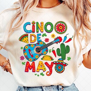 Cinco De Mayo 5 De Mayo Women Men Girls PNG, Cinco De Mayo Png, Digital File, Digital Download