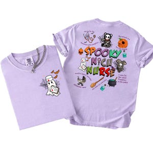 NICU Nurse Halloween Shirt, Spooky Nicu Nurse Shirt, Neonatal ICU Shirt, Halloween Nurse Shirt, Nurse Gift, Spooky Neonatal ICU Nurse Shirt