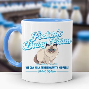 Focker&#39;s Dairy Farm, Meet the Parents, Funny Mug, 11oz or 15oz