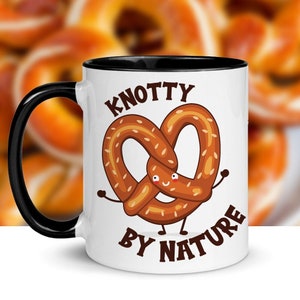 Knotty by Nature - Funny Pretzel Mug - 11oz or 15oz