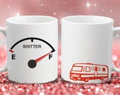 Shitter 39 s Full - Christmas Vacation Inspired - Color Accent Mug - Metallic Glitter Mug - 11oz or 15oz