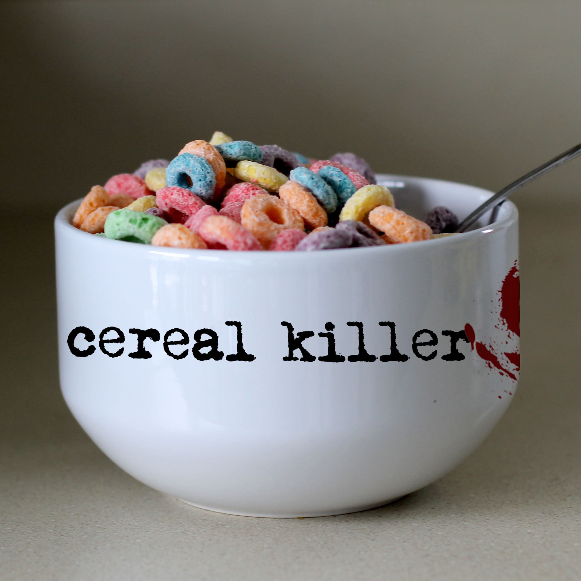 Punny Ceramic Cereal Bowl