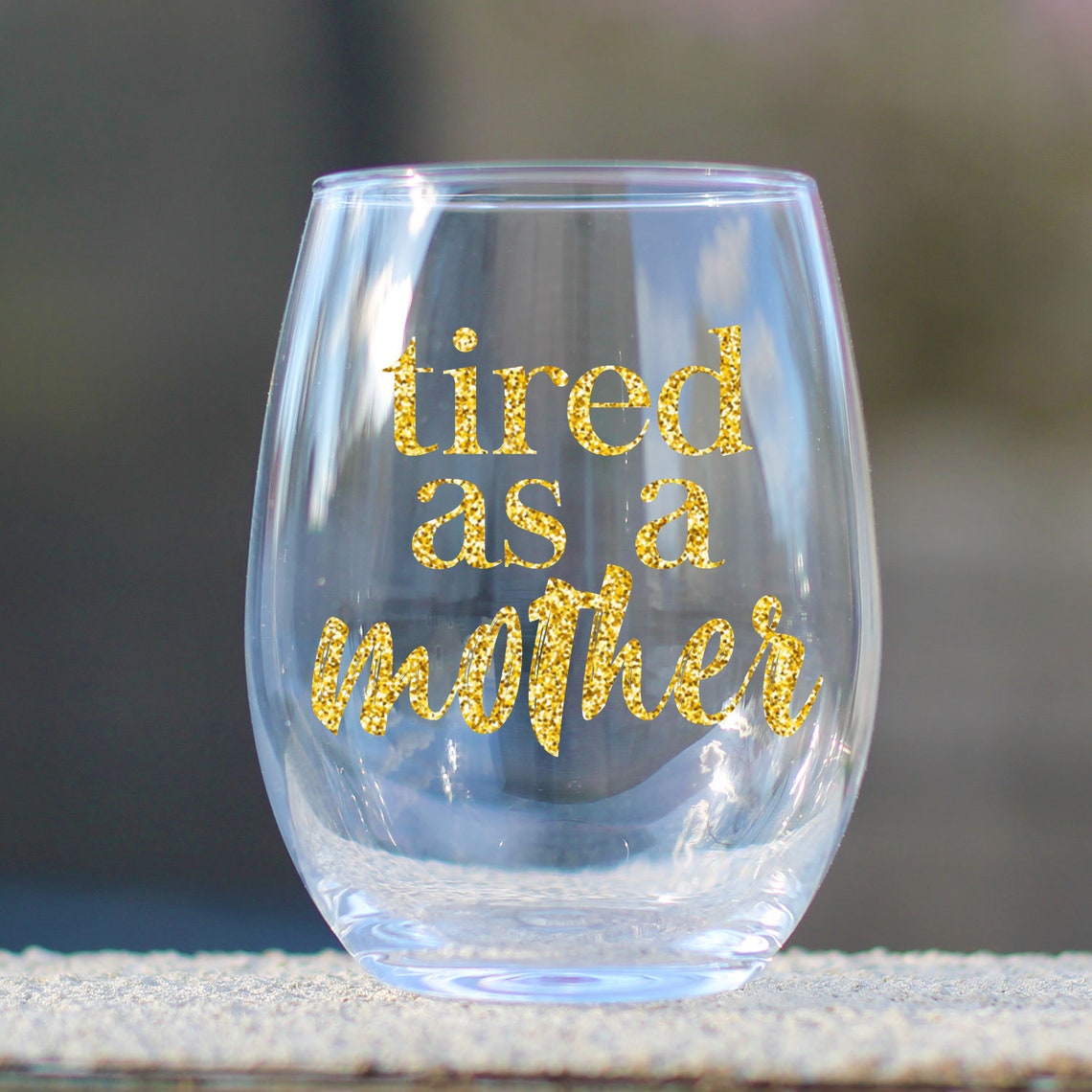 Funny Mom Themed Wine Glasses Mom Fuel Liquid Patience Etsy