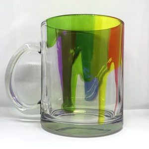 Paint Drips, Artist, Clear, 11oz Coffee Mug