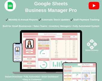Salesteamtracker Google Spreadsheets, tracker personeelsprestaties en commissie, verkoopdashboard, zakelijk dashboard, spreadsheet salesanalyse