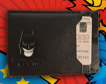 Fathers Day Gift from Daughter, Leather Card ID Wallet, Fathers Day Gift from Kids, Leather Card Case ID Wallet, Personalized Wallet for Men