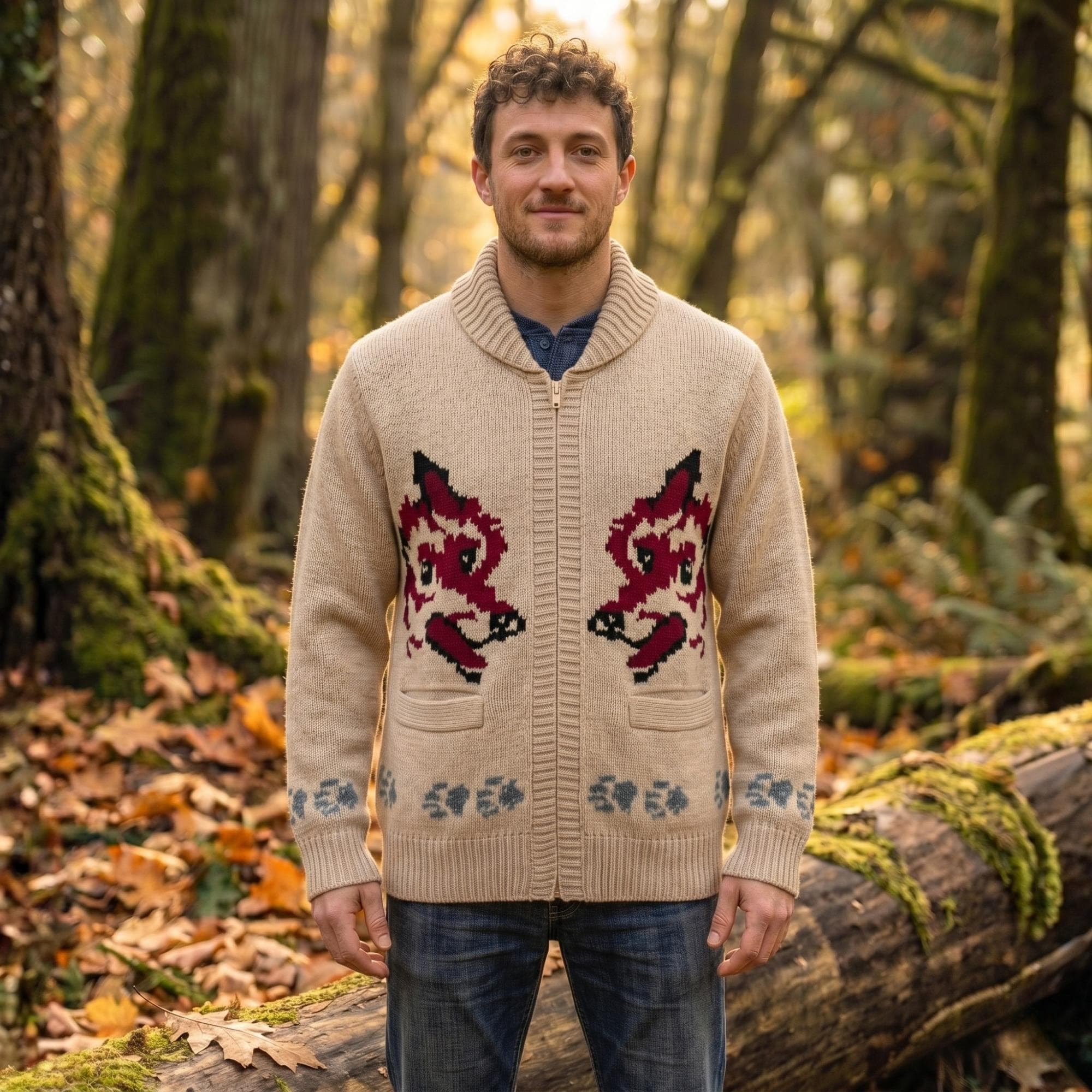 Cowichan Mary Maxim Sweater - Etsy