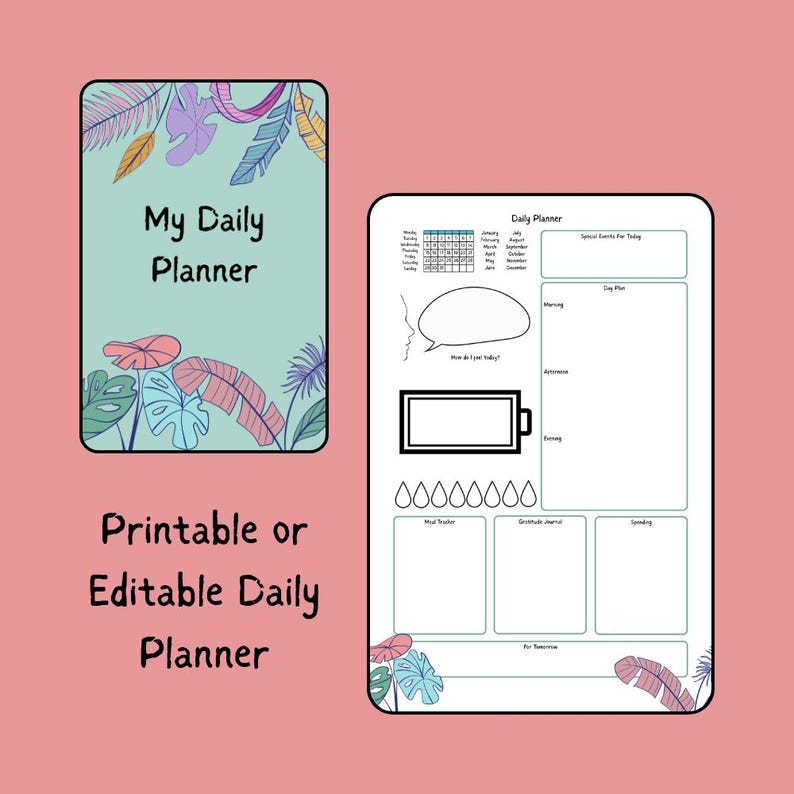 The Ultimate Daily Planner and Journal - Etsy