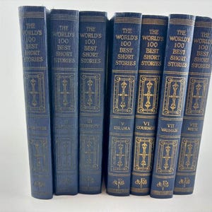 The World&#39;s 100 Best Short Stories 7‑Volume Set 1927 Funk & Wagnalls – Overton