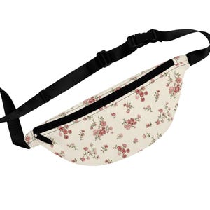 Floral Fanny Pack, Chic Waist Bag for Festivals, Travel, Outdoors, Stylish Accessory, Gift for Her, Summer Style