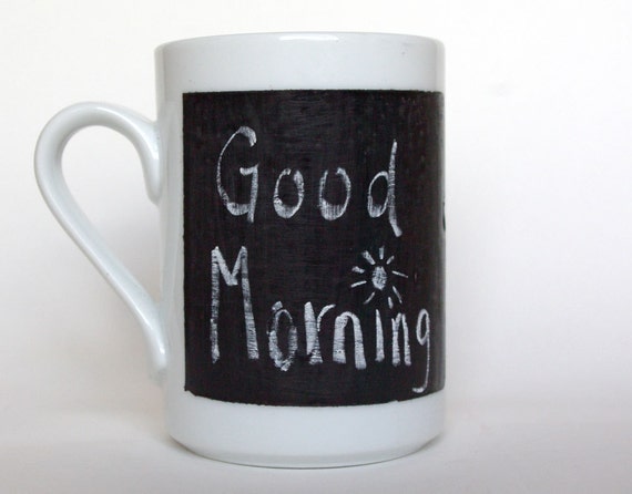 Items similar to Chalkboard Mug - Plain on Etsy
