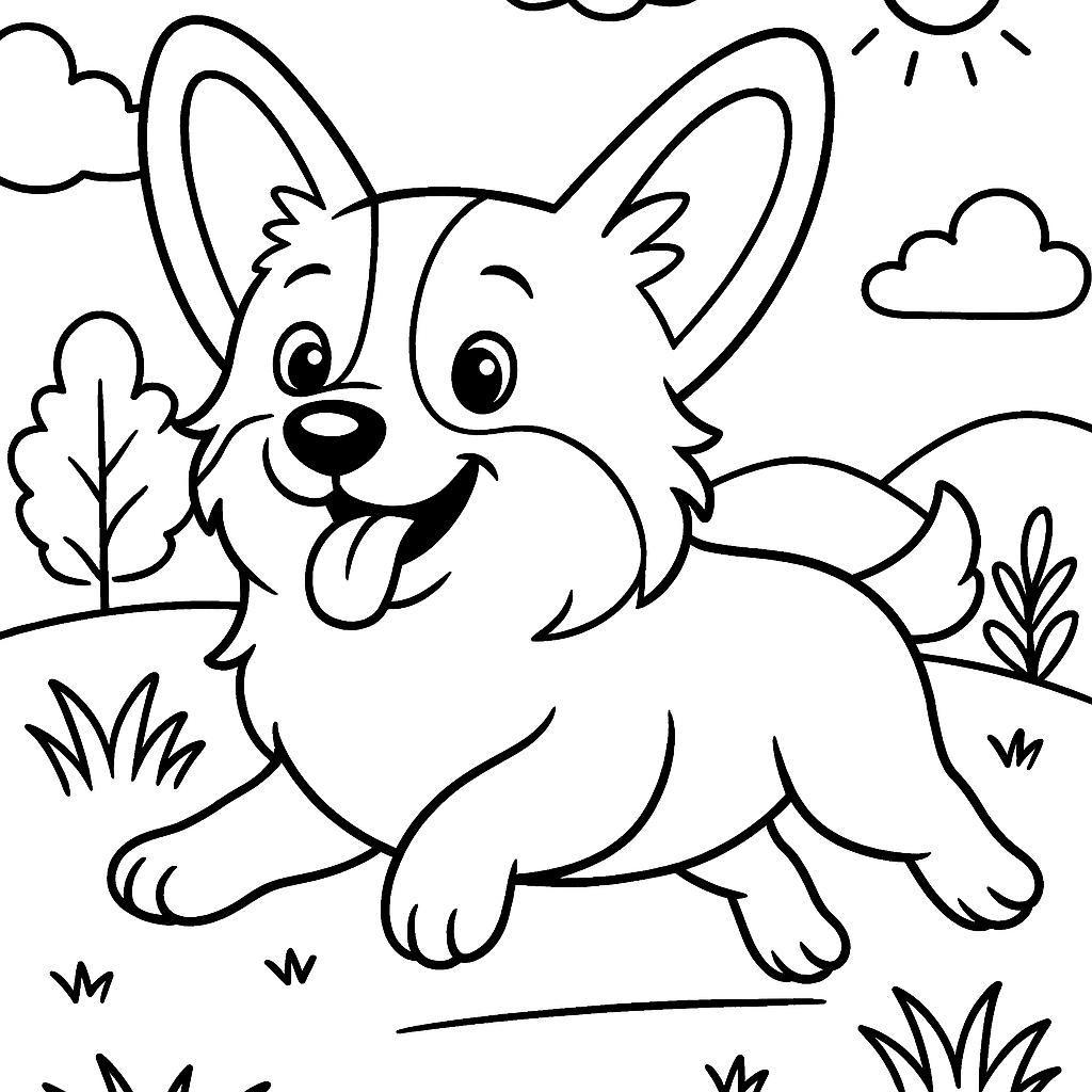 Dog Coloring Pages | 10 Count | Digital Download | Printable PDF | Kids ...