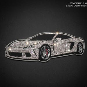 Custom Rhinestone Name Transfer Iron On Bling Decal Personalized Old English Font Y2K Hotfix