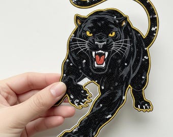 Sequin Iron-On Patch, Sparkly Glitter Applique for Jackets Bags Hats DIY Fashion Decals