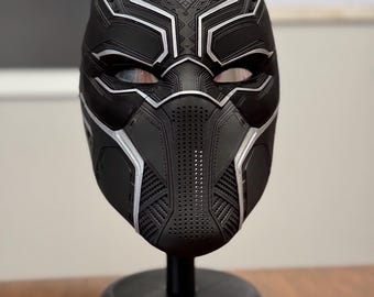 ブラックパンサー マスク　ヘルメット ブラックパンサーヘルメット：高精細等身大着用可能コスプレ樹脂