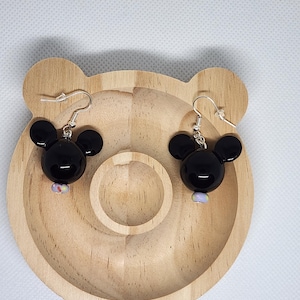 Mouse Kingdom earrings! (Lavender and black!)