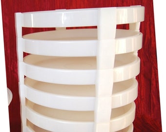 Vintage Tupperware Divide a Rack SOLD INDIVIDUALLY, Stack Pies Inside Large Cake Carrier, Tupper Pie Stacking Racks, Price is for ONE Rack