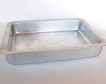 Vintage WEAR-EVER AIR 13 X 9 Air Bake Cake Pan Aluminum Air Cushion Insulated 9 X 13 Cake Pan Patent 4595120