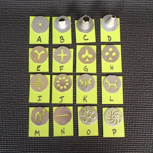 Vintage Mirro Cookie Press Replacement Discs, Spritz Cookie Discs, Replacement Pastry Tips, See All Photos For Mirro Cookie Disc Selections