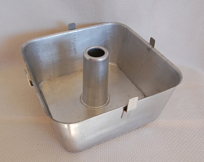 Vintage Comet SQUARE Angel Food Cake Pan Square Pound Cake Pan Etsy