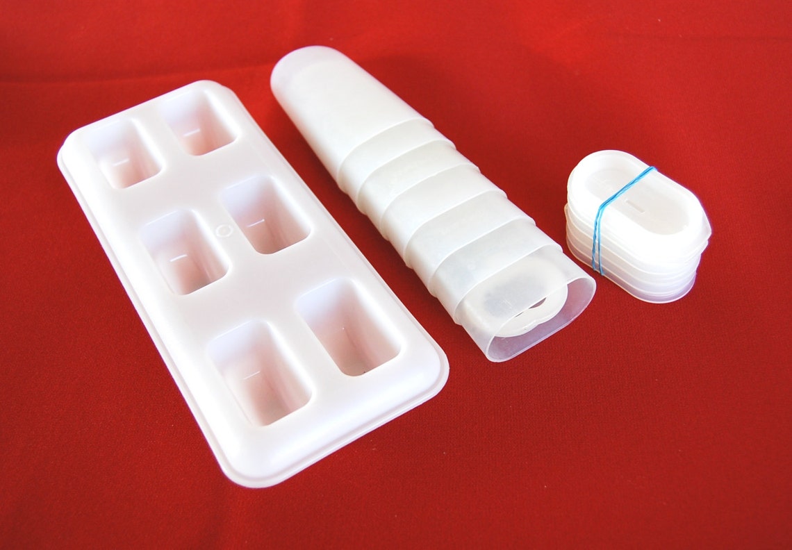 Vintage Tupperware Popsicle Molds SET of 6 Tupperware Ice Etsy