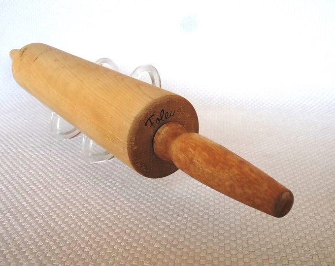 Vintage Foley Rolling Pin in Very Good Condition Ball Bearing Wood Rolling Pin Etsy