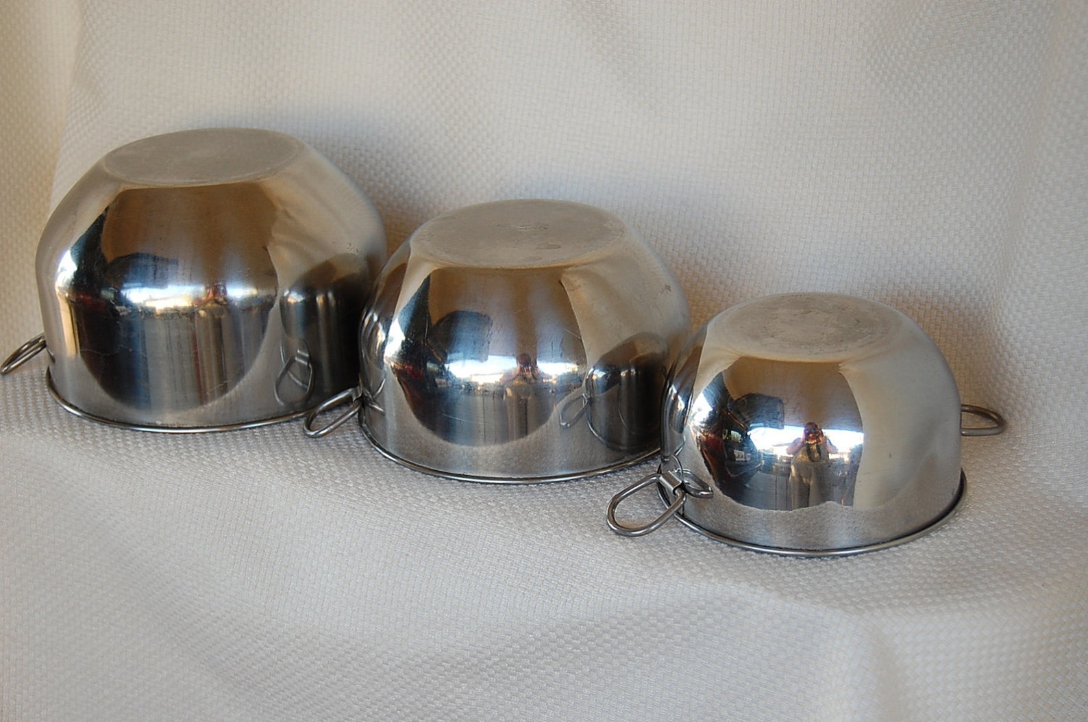 Vintage Farberware Stainless Steel Mixing Bowls Set of 3 Etsy