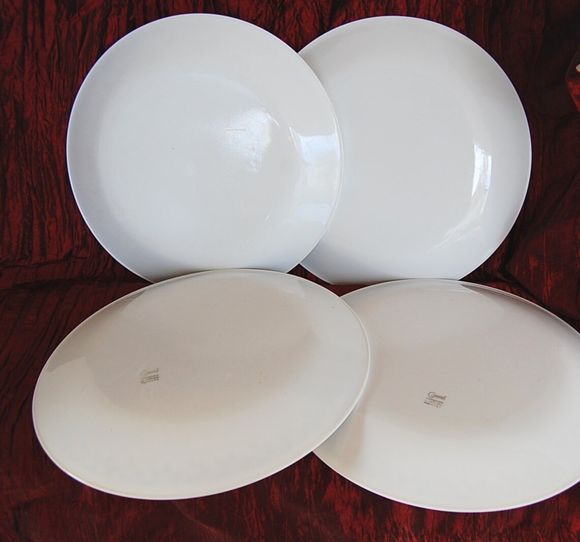 Set of 4 Vintage Corelle Dinner Plates Spring Blossom Dinner Etsy