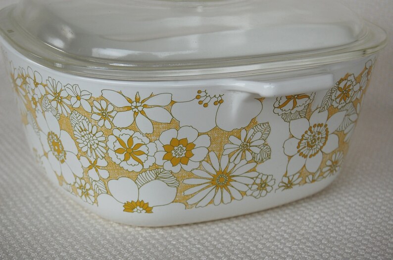 Vintage Corning Ware P 2 1/2 B Floral Bouquet Wrap Around ...