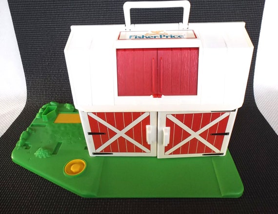 Vintage 2555 Fisher Price Farm Barn Replacement Circa 1990 Etsy
