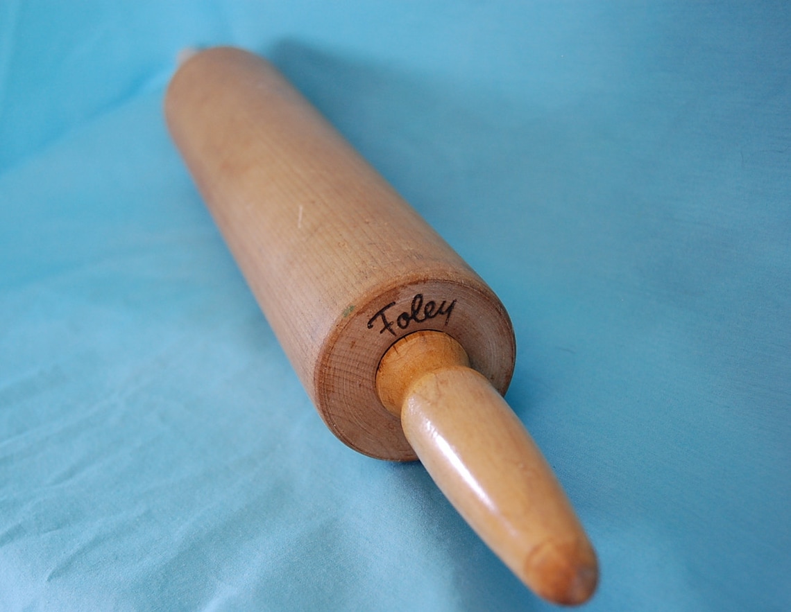 Vintage Foley Rolling Pin For Pie Crust or Pastry or Chasing a Etsy