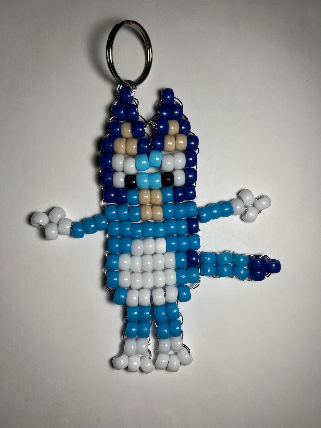 Disney Bluey Pony Bead Key Chain - Etsy