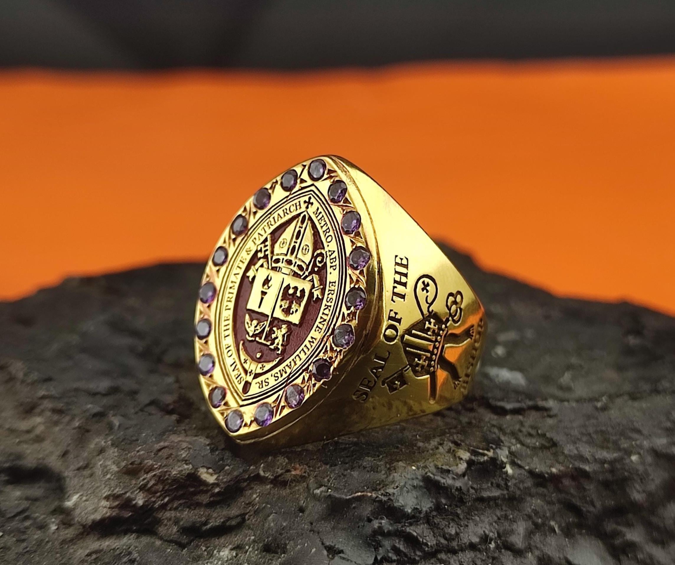Seal of Apostle Ring | Apostolic Christian Jewelry | Faith Symbol Ring ...