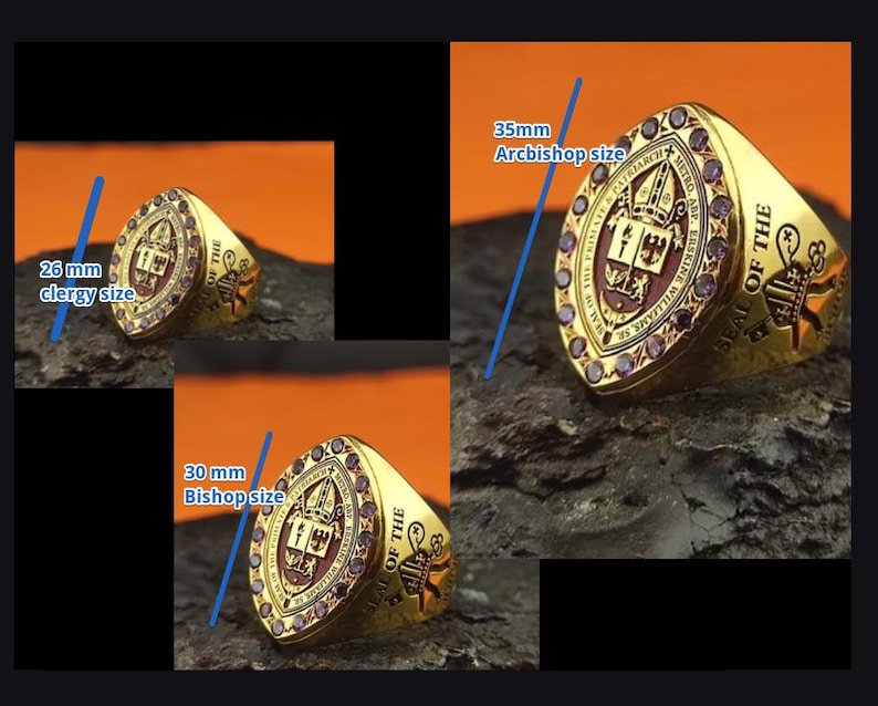 Seal of Apostle Ring | Apostolic Christian Jewelry | Faith Symbol Ring ...